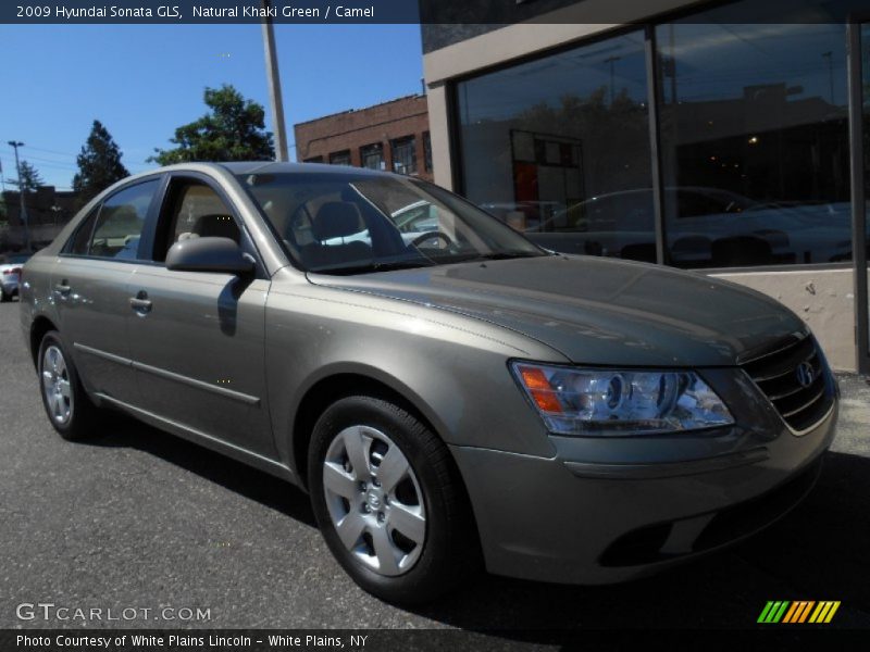 Natural Khaki Green / Camel 2009 Hyundai Sonata GLS