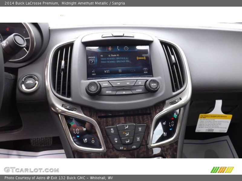 Controls of 2014 LaCrosse Premium