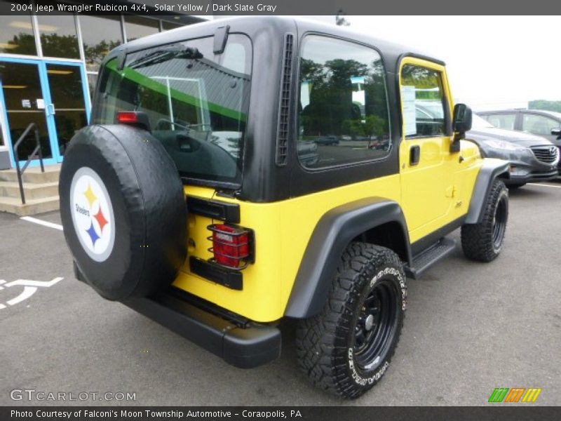 Solar Yellow / Dark Slate Gray 2004 Jeep Wrangler Rubicon 4x4