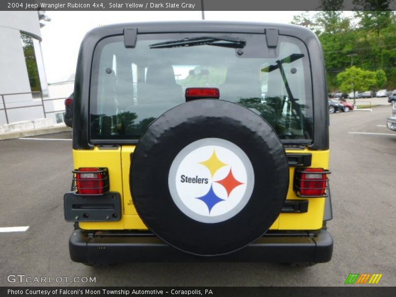 Solar Yellow / Dark Slate Gray 2004 Jeep Wrangler Rubicon 4x4