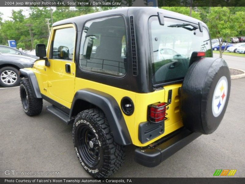 Solar Yellow / Dark Slate Gray 2004 Jeep Wrangler Rubicon 4x4