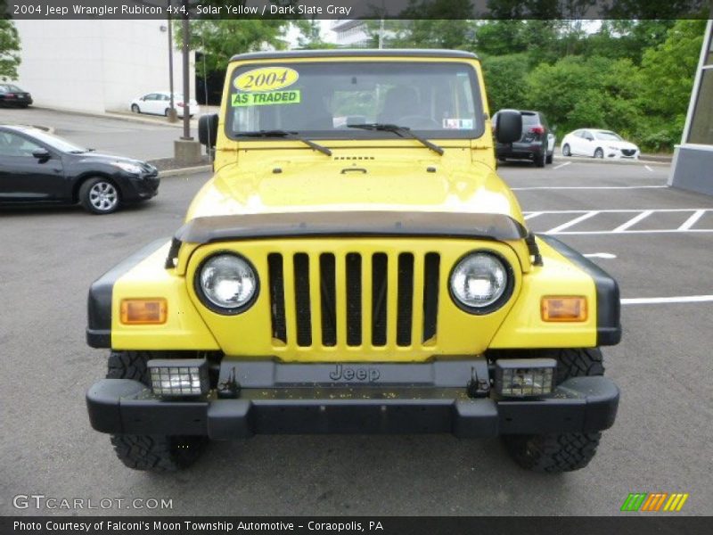 Solar Yellow / Dark Slate Gray 2004 Jeep Wrangler Rubicon 4x4
