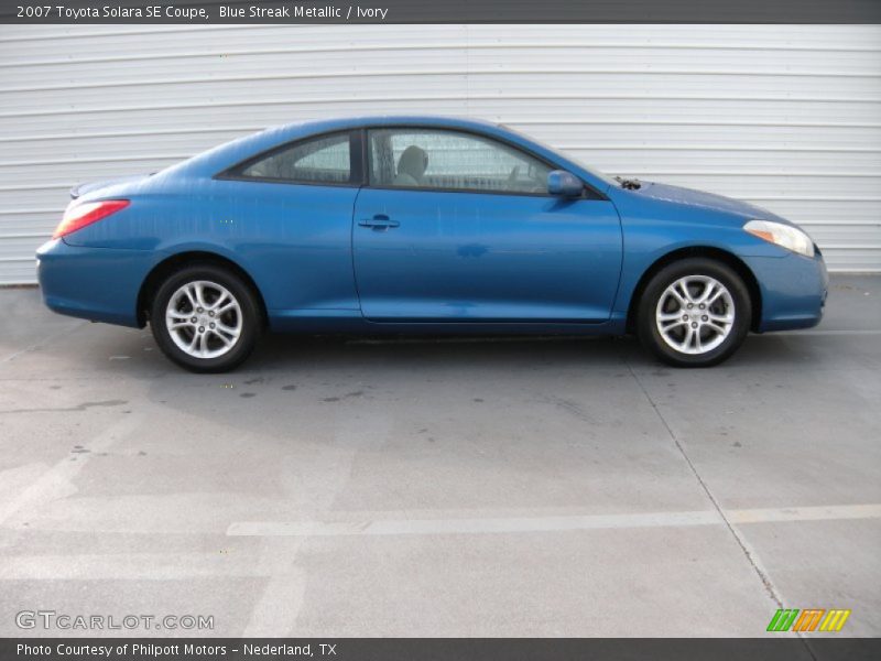 Blue Streak Metallic / Ivory 2007 Toyota Solara SE Coupe