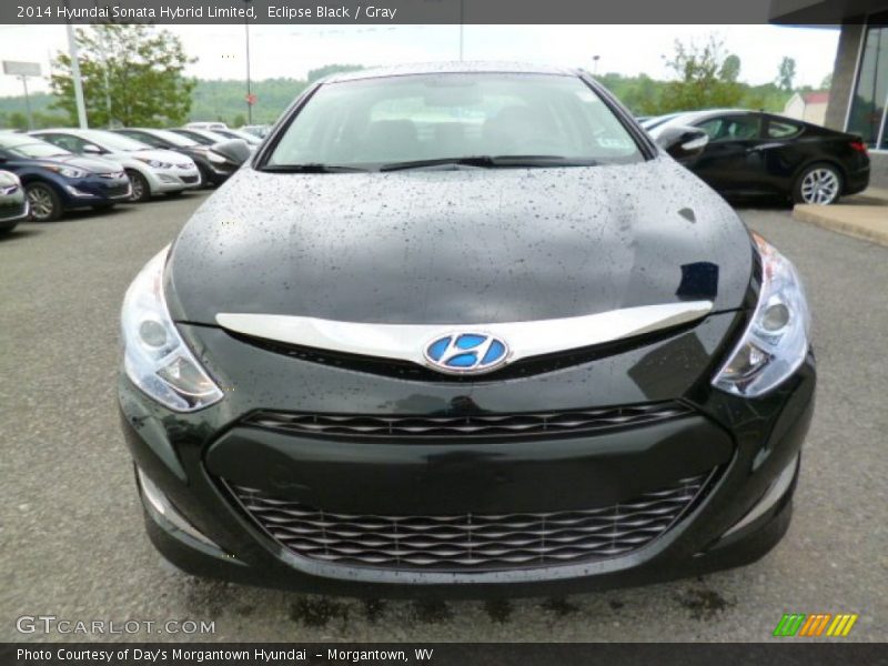 Eclipse Black / Gray 2014 Hyundai Sonata Hybrid Limited