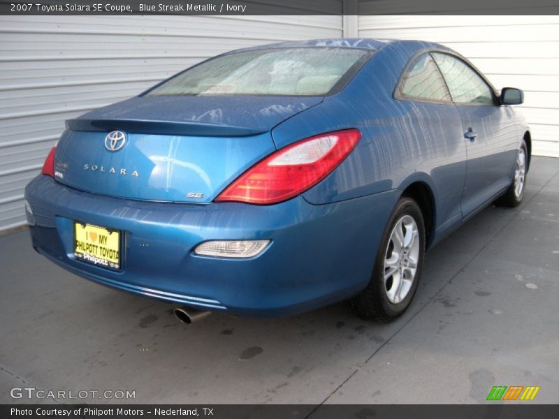 Blue Streak Metallic / Ivory 2007 Toyota Solara SE Coupe