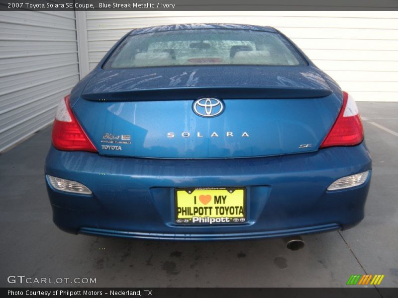 Blue Streak Metallic / Ivory 2007 Toyota Solara SE Coupe