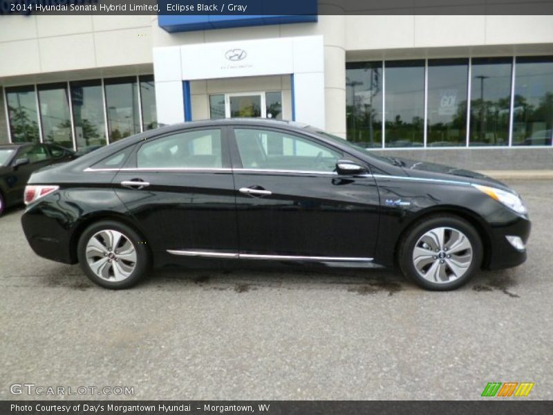 Eclipse Black / Gray 2014 Hyundai Sonata Hybrid Limited