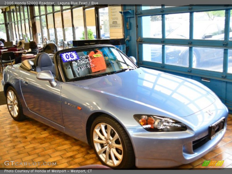 Laguna Blue Pearl / Blue 2006 Honda S2000 Roadster