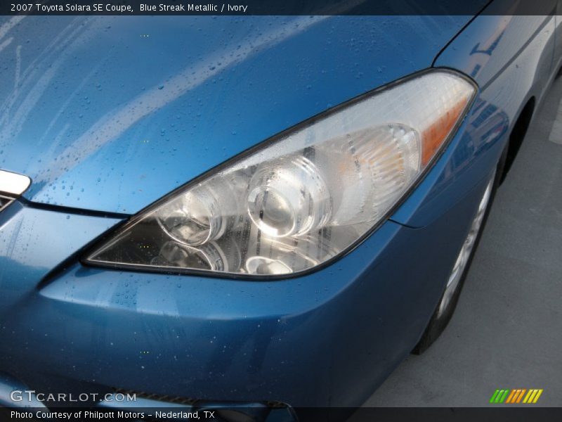 Blue Streak Metallic / Ivory 2007 Toyota Solara SE Coupe