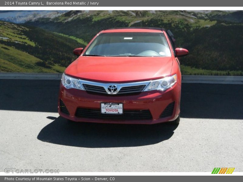 Barcelona Red Metallic / Ivory 2014 Toyota Camry L