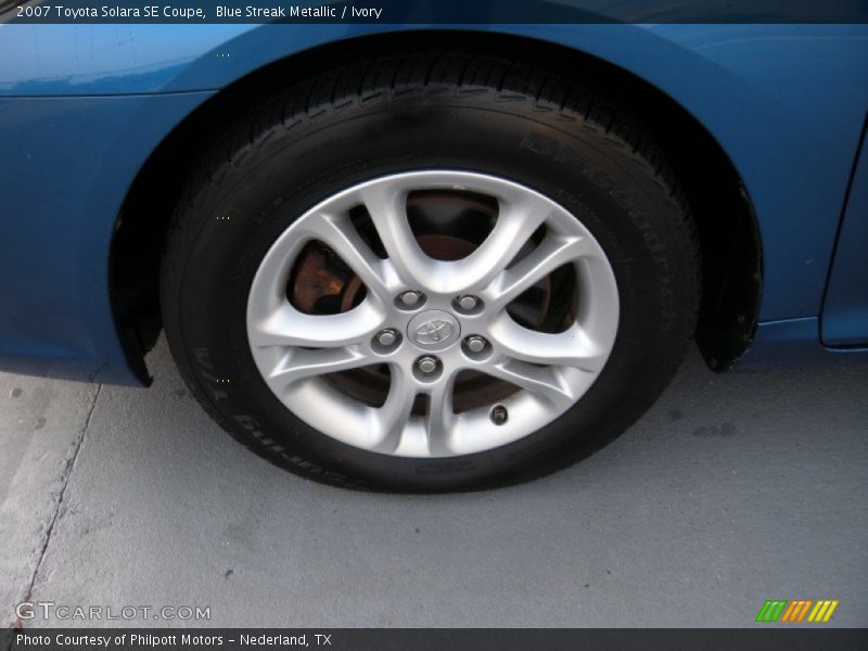 Blue Streak Metallic / Ivory 2007 Toyota Solara SE Coupe