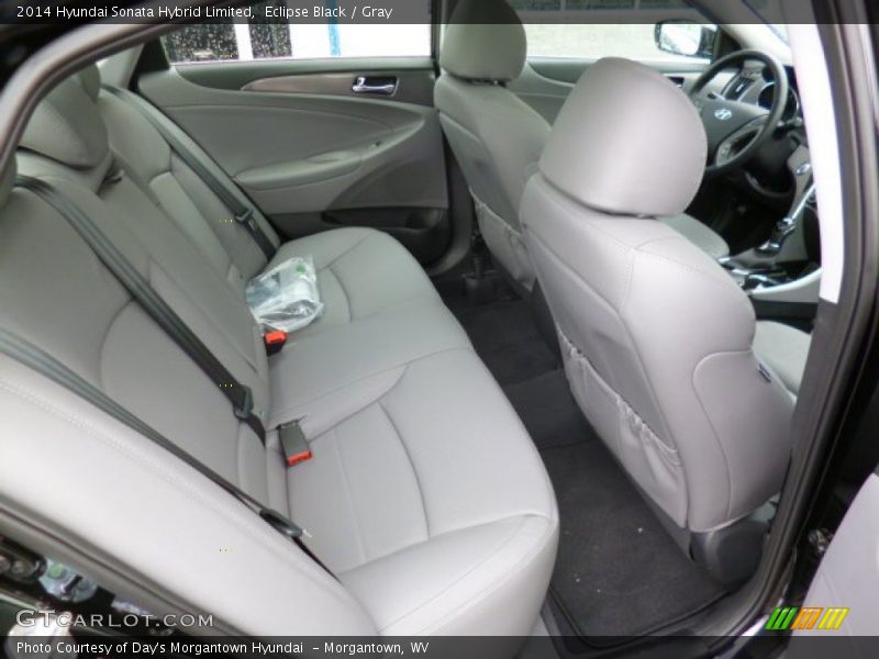 Eclipse Black / Gray 2014 Hyundai Sonata Hybrid Limited