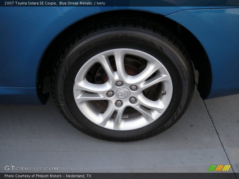 Blue Streak Metallic / Ivory 2007 Toyota Solara SE Coupe