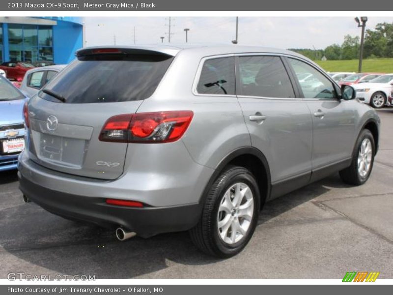 Meteor Gray Mica / Black 2013 Mazda CX-9 Sport