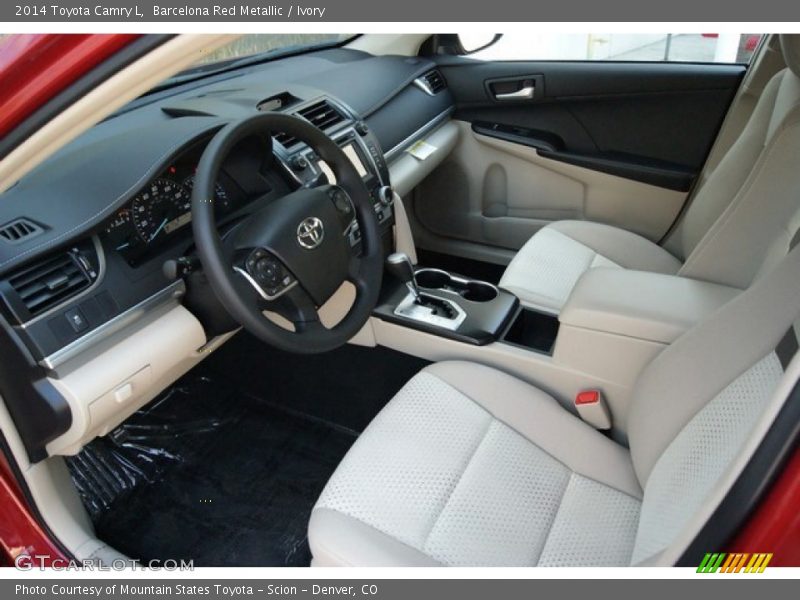 Barcelona Red Metallic / Ivory 2014 Toyota Camry L