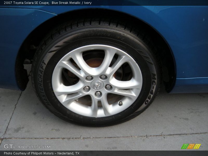 Blue Streak Metallic / Ivory 2007 Toyota Solara SE Coupe