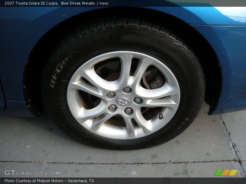 Blue Streak Metallic / Ivory 2007 Toyota Solara SE Coupe