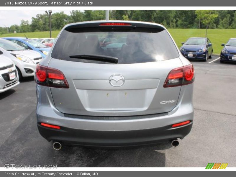 Meteor Gray Mica / Black 2013 Mazda CX-9 Sport