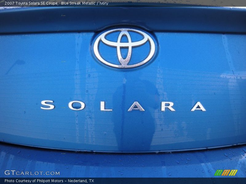 Blue Streak Metallic / Ivory 2007 Toyota Solara SE Coupe