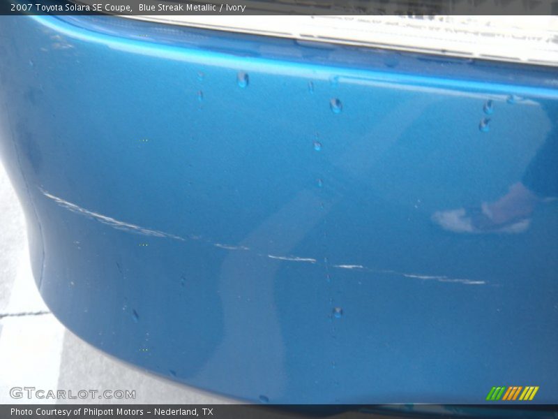 Blue Streak Metallic / Ivory 2007 Toyota Solara SE Coupe
