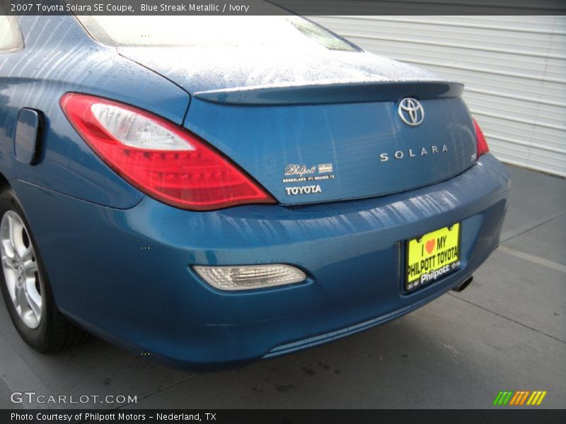 Blue Streak Metallic / Ivory 2007 Toyota Solara SE Coupe