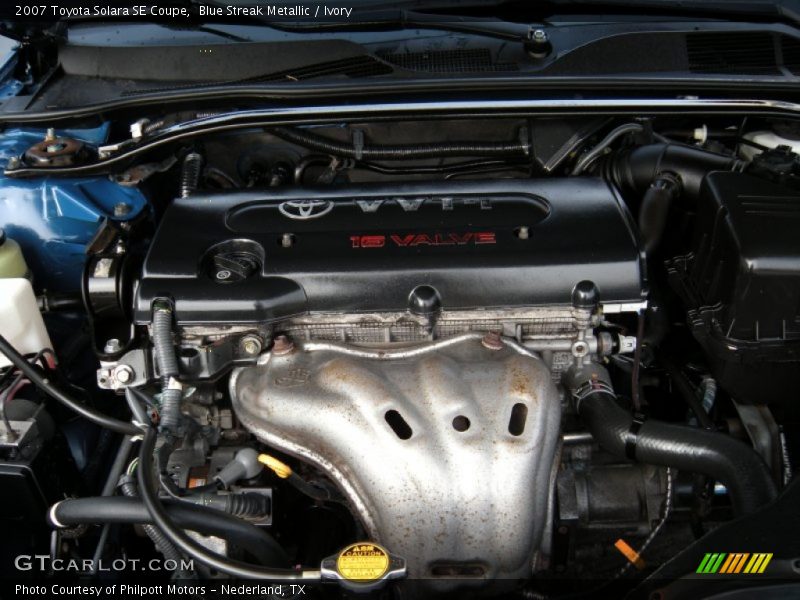 Blue Streak Metallic / Ivory 2007 Toyota Solara SE Coupe