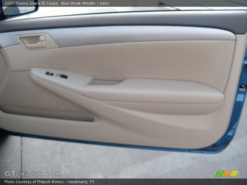 Blue Streak Metallic / Ivory 2007 Toyota Solara SE Coupe