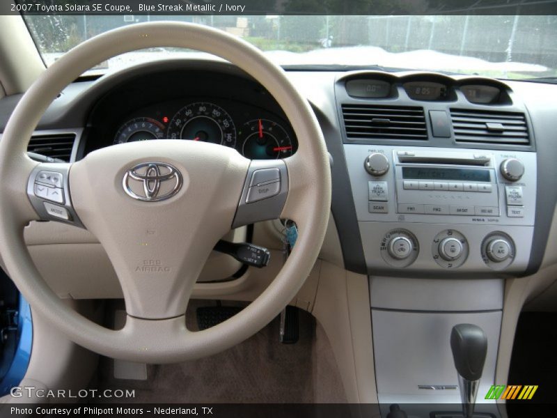 2007 Solara SE Coupe Ivory Interior