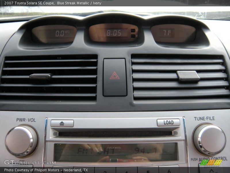 Blue Streak Metallic / Ivory 2007 Toyota Solara SE Coupe