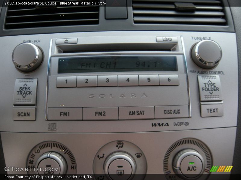 Blue Streak Metallic / Ivory 2007 Toyota Solara SE Coupe