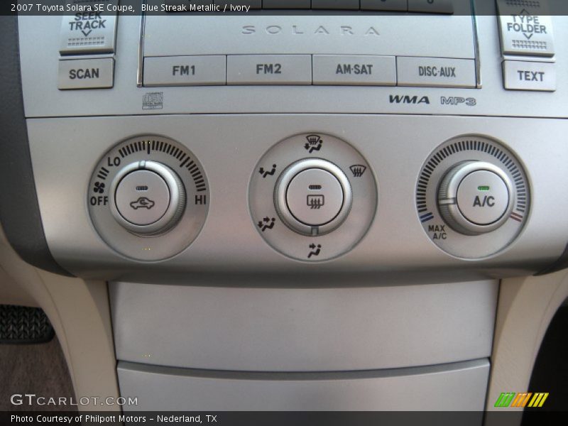 Blue Streak Metallic / Ivory 2007 Toyota Solara SE Coupe