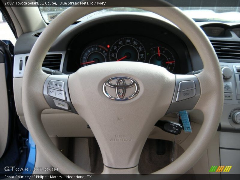 Blue Streak Metallic / Ivory 2007 Toyota Solara SE Coupe