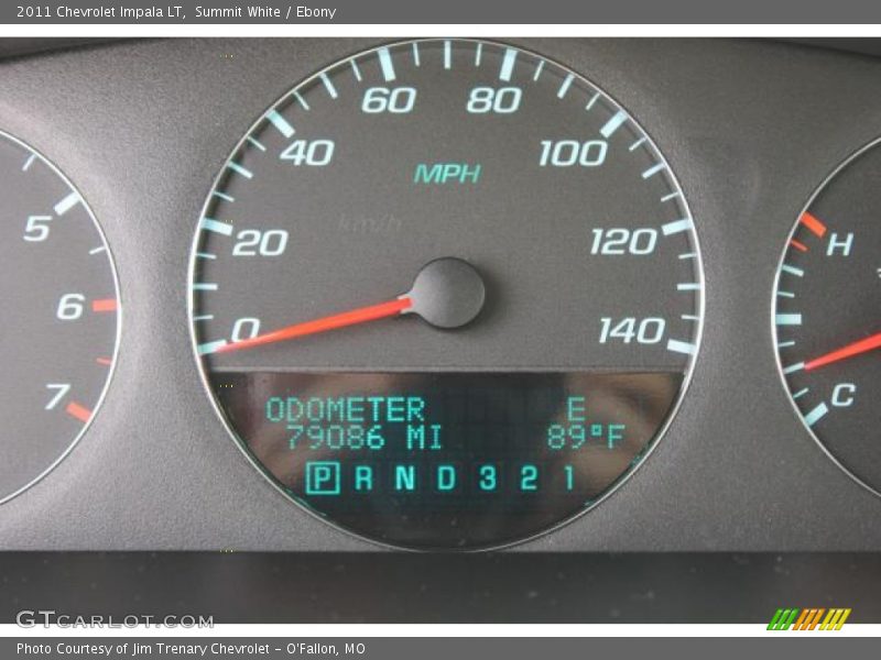 Summit White / Ebony 2011 Chevrolet Impala LT