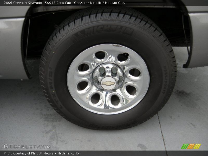 Graystone Metallic / Medium Gray 2006 Chevrolet Silverado 1500 LS Crew Cab
