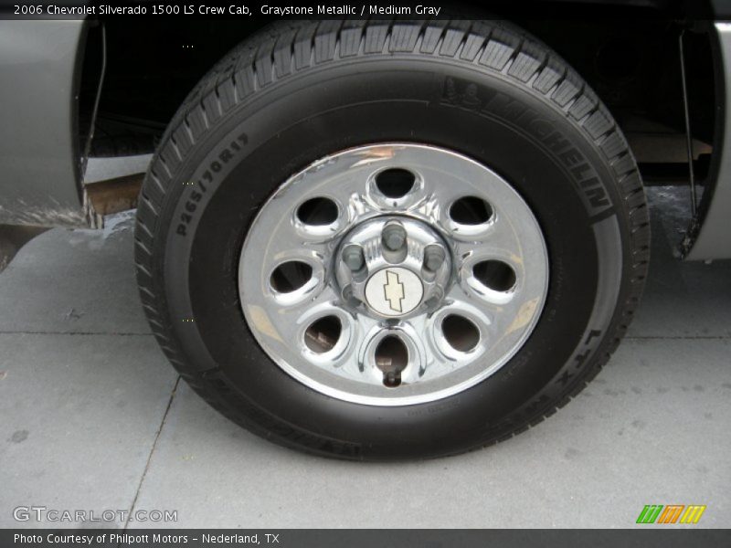 Graystone Metallic / Medium Gray 2006 Chevrolet Silverado 1500 LS Crew Cab