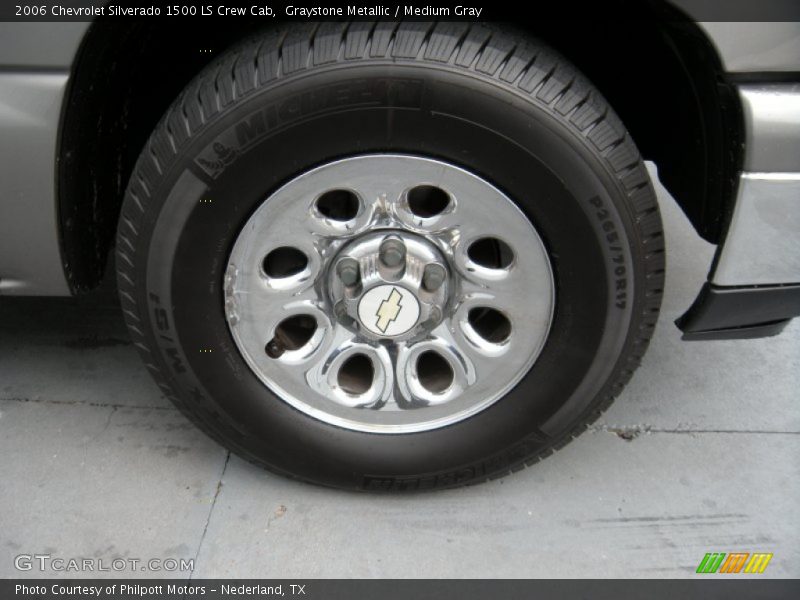 Graystone Metallic / Medium Gray 2006 Chevrolet Silverado 1500 LS Crew Cab