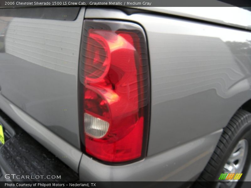 Graystone Metallic / Medium Gray 2006 Chevrolet Silverado 1500 LS Crew Cab