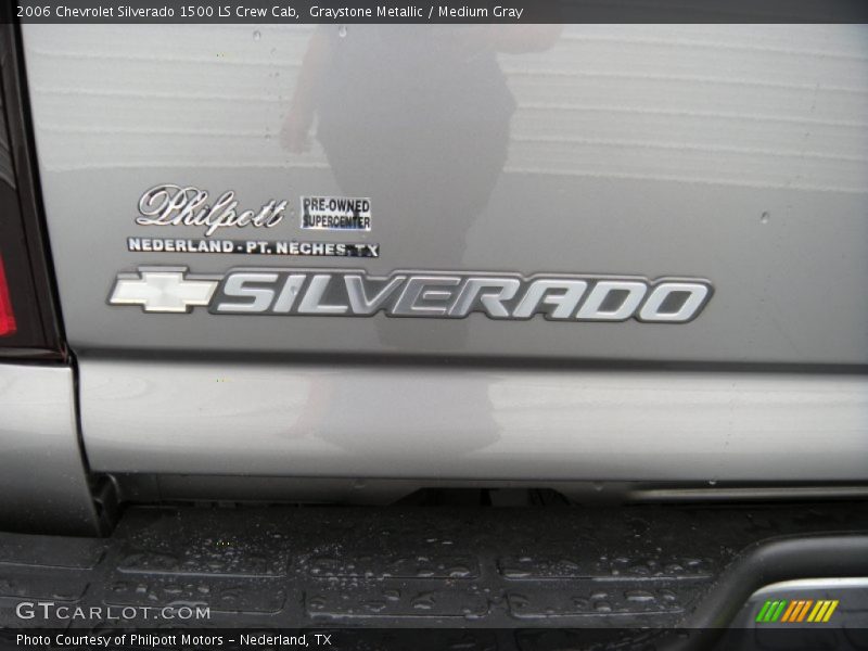 Graystone Metallic / Medium Gray 2006 Chevrolet Silverado 1500 LS Crew Cab