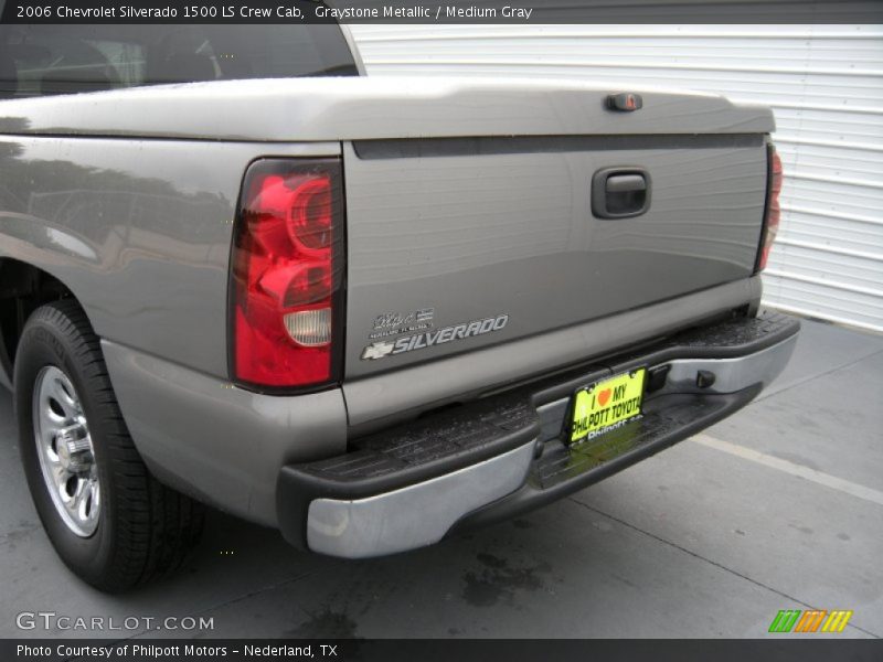 Graystone Metallic / Medium Gray 2006 Chevrolet Silverado 1500 LS Crew Cab