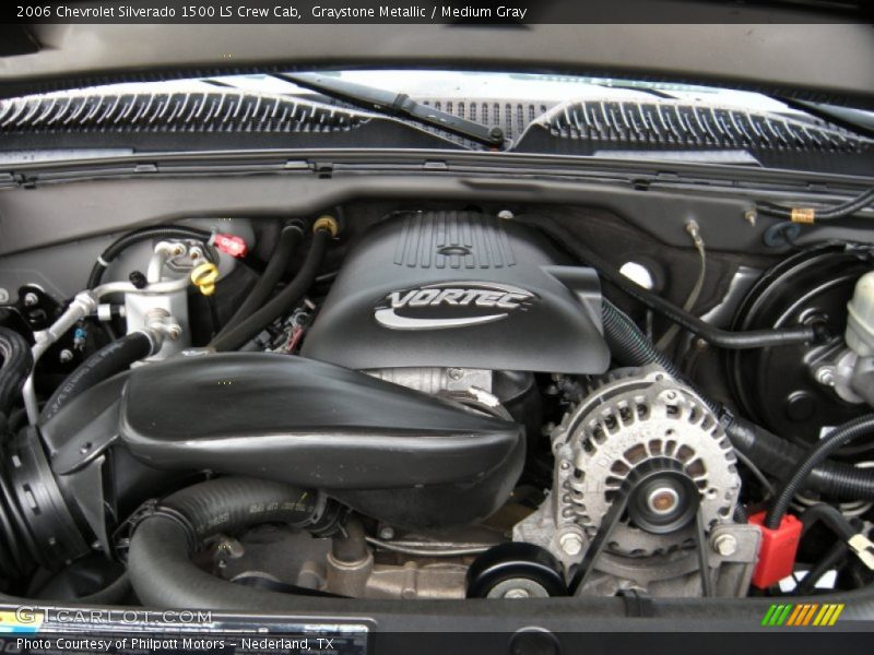 Graystone Metallic / Medium Gray 2006 Chevrolet Silverado 1500 LS Crew Cab