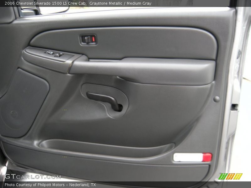 Graystone Metallic / Medium Gray 2006 Chevrolet Silverado 1500 LS Crew Cab