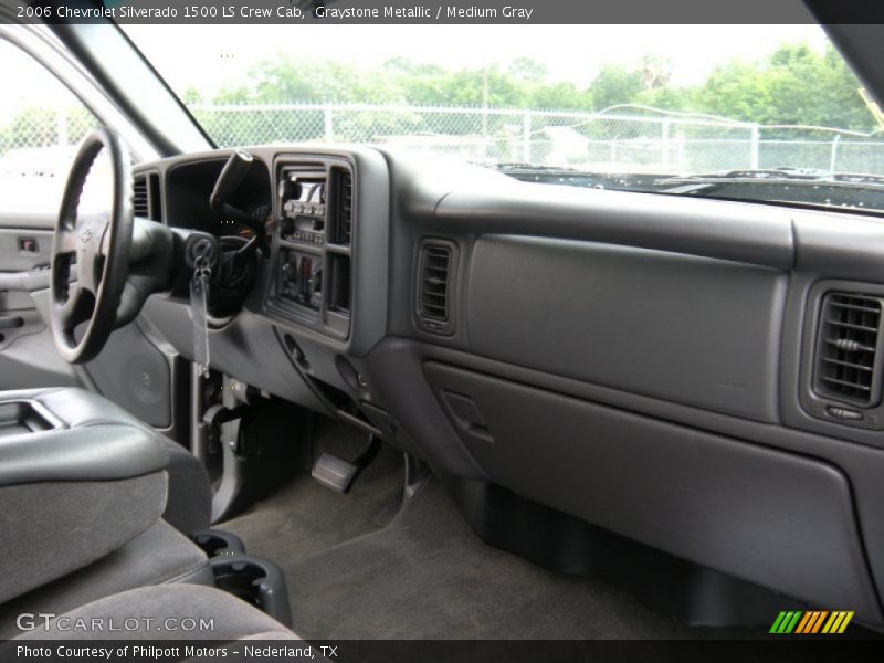 Graystone Metallic / Medium Gray 2006 Chevrolet Silverado 1500 LS Crew Cab