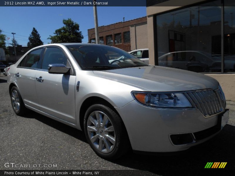 Ingot Silver Metallic / Dark Charcoal 2012 Lincoln MKZ AWD
