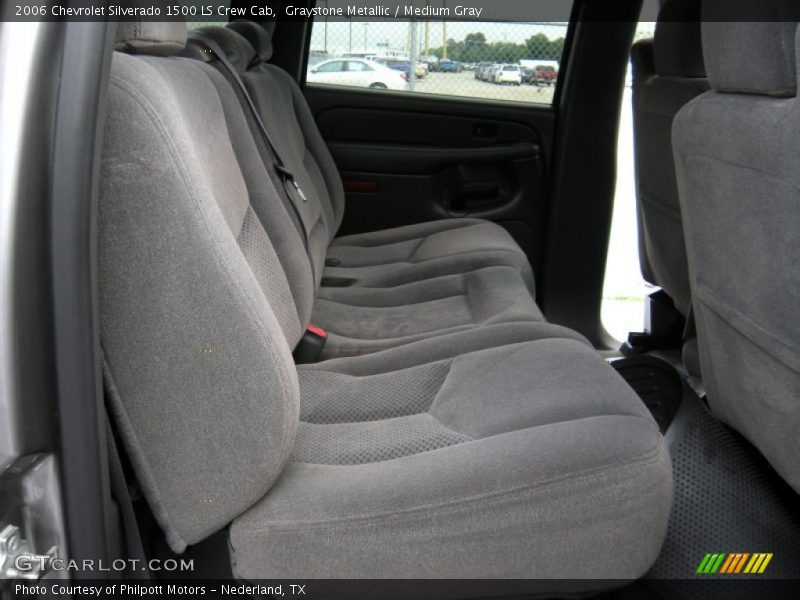 Graystone Metallic / Medium Gray 2006 Chevrolet Silverado 1500 LS Crew Cab