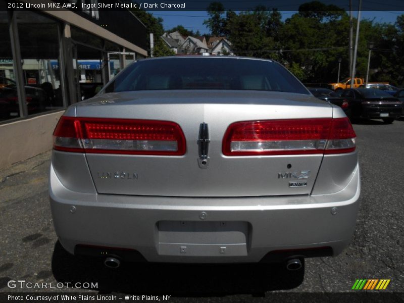 Ingot Silver Metallic / Dark Charcoal 2012 Lincoln MKZ AWD