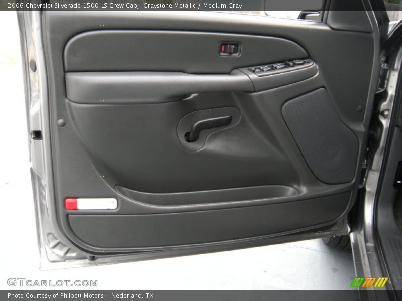 Graystone Metallic / Medium Gray 2006 Chevrolet Silverado 1500 LS Crew Cab