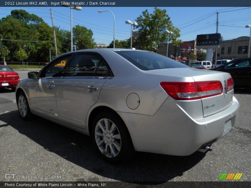 Ingot Silver Metallic / Dark Charcoal 2012 Lincoln MKZ AWD