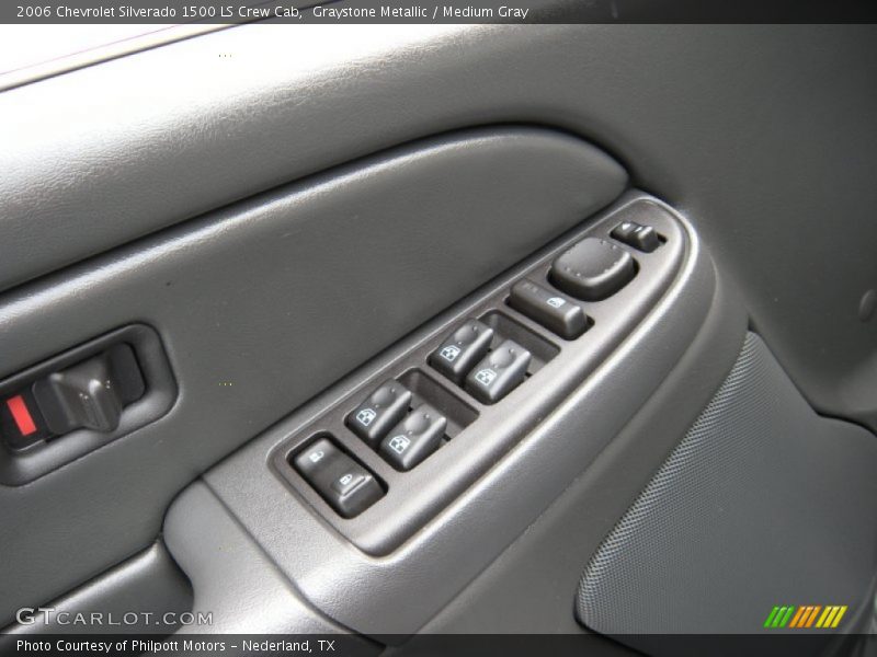 Graystone Metallic / Medium Gray 2006 Chevrolet Silverado 1500 LS Crew Cab