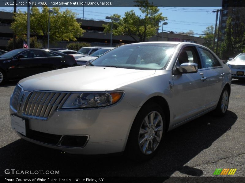 Ingot Silver Metallic / Dark Charcoal 2012 Lincoln MKZ AWD