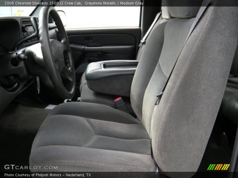 Graystone Metallic / Medium Gray 2006 Chevrolet Silverado 1500 LS Crew Cab